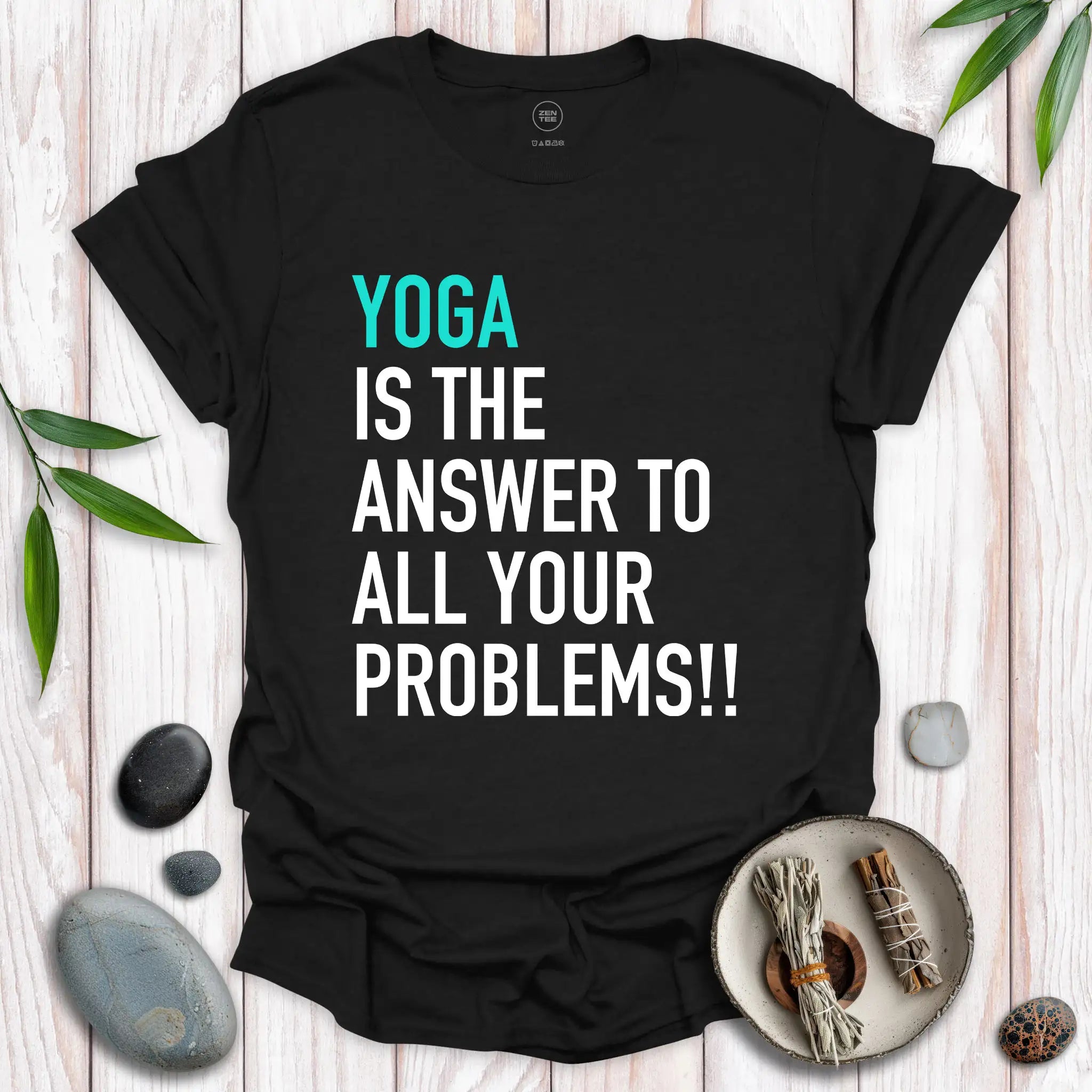 Yoga Is the Answer T-Shirt