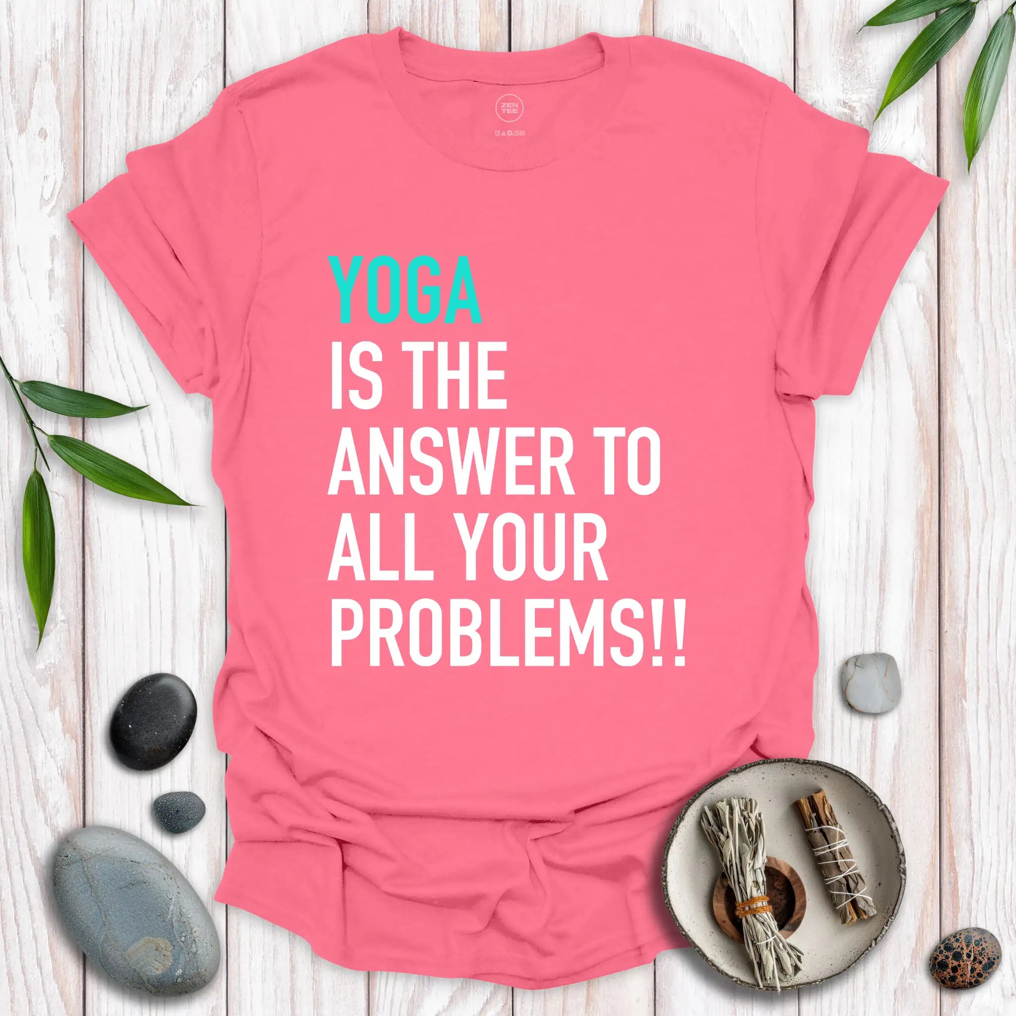 Yoga Is the Answer T-Shirt