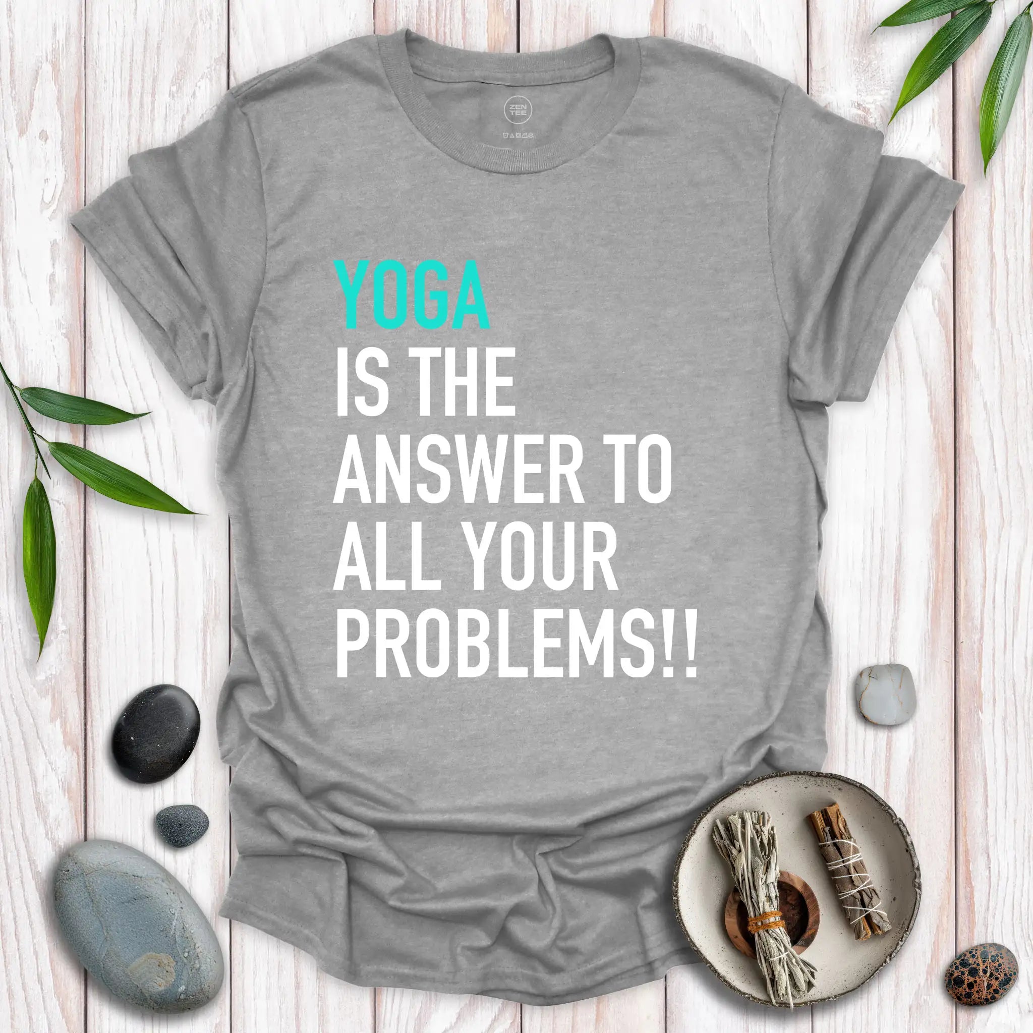 Yoga Is the Answer T-Shirt