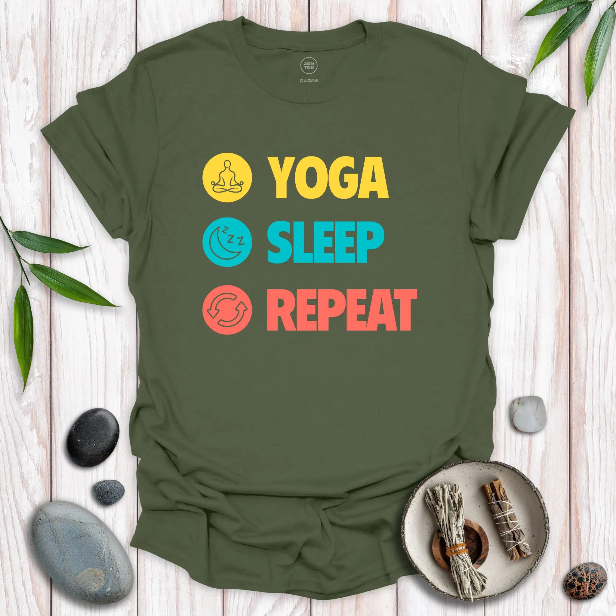 Yoga. Sleep. Repeat. T-Shirt